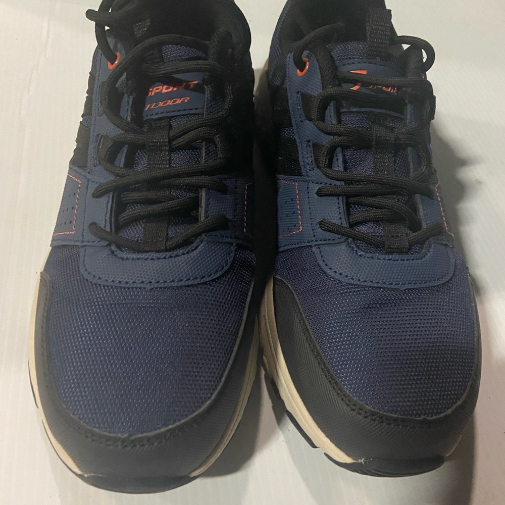 Sporto Men's Blue and Black Athletic Sneakers